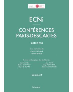 ECNi – Conférences Paris-Descartes – Volume 2– 2017-2018