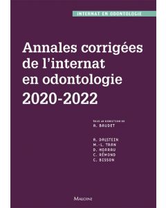 Annales corrigées de l'internat en odontologie 2020-2022