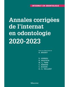Annales corrigées de l'internat en odontologie 2020-2023
